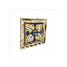 İtalyan Deseni Baskılı Taş Tablo 25x25 701
