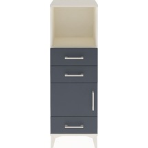 Arges Dolap 2 Raflı 3 Çekmeceli Tek Kapaklı 44x30x134 Aytaşı-... Aytaşı
