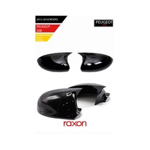 Peugeot 208 2012-2018 Batman & Yarasa Ayna Kapağı Parlak Piano Black Sport