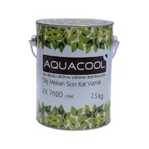 Aquacool Su Bazlı Dış Mekan Mat Vernik Fx7620 2.5 Kg
