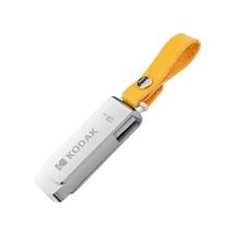 Kodak K133 128g U Disk Metal Taşınabilir Usb Flash Sürücü Su Geçirmez Mini Bellek Çubuğu Araba Kalem Sürücüleri Flashdisk Usb3.0 Gümüş Askılı