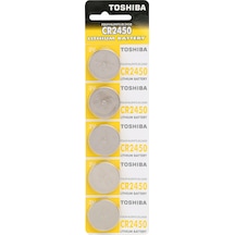 Toshiba CR2450 3V Lityum Pil 5'li