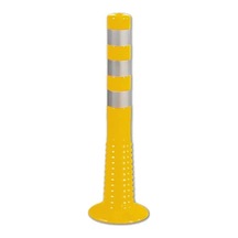 Esnek Şerit Ayırıcı Delinatör 750 Mm Şerit Ayırıcı Trafik Delinatör 75 Cm