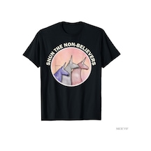 Flood Of Style Komik Shun The Non-believers Unicorn Candy T-shirt Erkekler Kadınlar Için % 100% Pamuk T Shir Çok Renkli