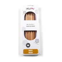 Knitpro Basix Birch Huş Ağacı 9mm 20cm Çorap Şişi 35125