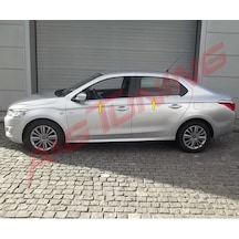 Peugeot 301 Krom Cam Çıtası Tk 2012 Üzeri 4Prç Paslanmaz Çelik N11.5637