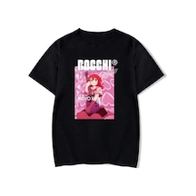 Tarzsokak Siyah Klasik Özel Baskı Bocchi The Rock Goto Ichimonji Manga Anime Hip-hop Desenli Tiş Siyah
