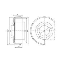DELPHI BF478 Fren Kampanası Ford Transit 00-05/06 Arka