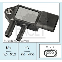 Egzoz Basınç Sensörü Vw 059906051A Facet 10.3263