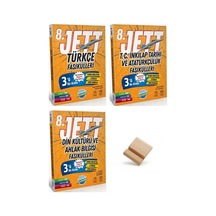 Ünlüler Karması Lgs 2027 Jett Türkçe İnkılap Ve Din Fasikülleri 3lü Set + Telefon Standı