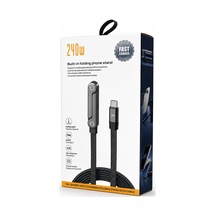 Bezos 240w Katlanabilir Telefon Standlı Type-c Hızlı Şarj Ve Data Kablosu Eklys Standart