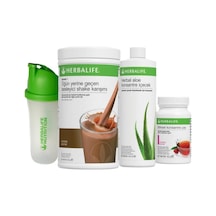 Başlangıç Seti 1 Ad. Çikolata Shake 1 Ad. Aloevera 1 Ad. Ahududu Çay 50 Gr 1 Ad. Shaker