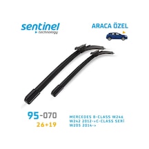 Silecek Muz Mercedes B-class W246 W242 2012- C-class Seri W205 2014- 26"+19" 2ön