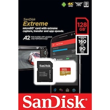 Sandisk Extreme SDSQXA1-128G-GN6MA 128 GB MicroSDXC Hafıza Kartı + Adaptör