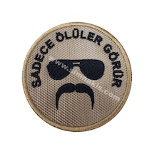 Sadece Ölüler Görür Nakış Işleme Arma Babayiğit 8X8 Cm Çok Renkli