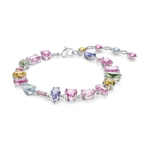 5656427 Swarovski Bilezik Re Gema:bracelet Line Crmu/rhs M Çok Renkli