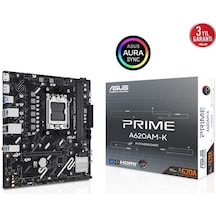 Asus Prıme A620am-k Ddr5 Hdmı-dp Pcıe 4.0 Am5 Matx