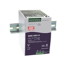 Meanwell Wdr-480-24 ,200v/500vac 24vdc/20a Güç Kaynağı