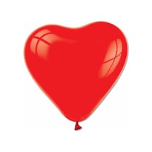 Balon 10 lu  12 inç Kalp Kırmızı