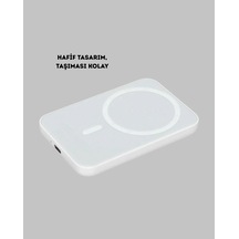 Kompakt Manyetik Powerbank 5000mah İphone Serisi Taşınabilir Çok Renkli