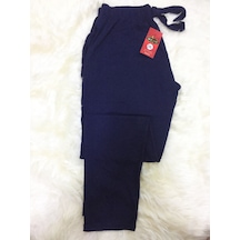 Cepli Viskon Kadın Pijama Altı R4 Lacivert