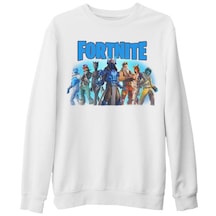 Fortnite - From Darkness Beyaz Kalın Sweatshirt
