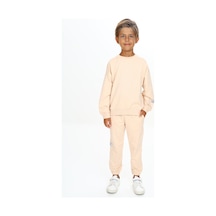 Toontoy Kids Toontoy Erkek Çocuk Armalı Eşofman Takım Bej