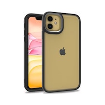 Zore İphone 11 Uyumlu Ogaa Flora Kılıf-siyah