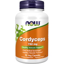 Now Foods Cordyceps 750 Mg 90 Veg Kapsül Usa Menşeii Orijinal Dmmedicineden
