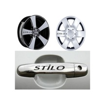 Fiat Stilo Kapı Kolu Jant Sticker Yapıştırma 8 Adet