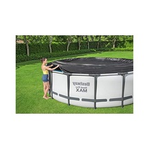 Bestway 5,49m Pvc Havuz Örtüsü 549 Cm Çapındaki Yuvarlak Yer Üstü Havuzlar İçin 555 Cm Çap