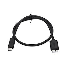 Usb Type C To Micro Usb 3.0 Taşınabilir Hdd Hard Disk Kablosu 0.5m 50cm
