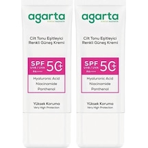 Agarta Cilt Tonu Eşitleyici Kapatıcı Etkili Güneş Kremi 50 Ml