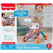 Fisher-Price Benimle Öğren Mor Maymun Yürüteç 3 Adet