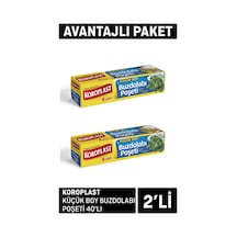 Koroplast Küçük Boy Buzdolabı Poşeti 2 Adet X 40'lı - 8 Adet Tarı