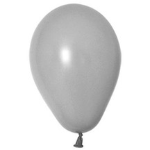 5 İnç Gri Mini Balon 10 Adet