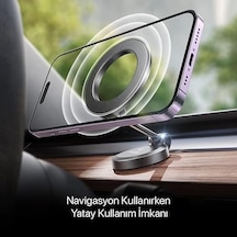 Fenomen Araç Tutucu Süper Ağır Metal 3m Taban Bantı Kutuda Yedek Taban Bantı Ve 2 Adet Yedek Metal Halka 360 Derece Tam Tur Dönebilir Katlanabilir Masa Gibi Yüzeylere De Uygun Telefon Tutucu Ve Stand