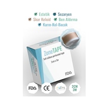 Zonetape Soft Silikon Estetik Yara izi Düzeltme Bandı 2 CM x 3 M