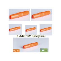 5 Adet 1/2" Hortum Birleştirme Aparatı Plastik