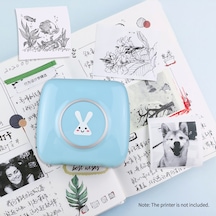 Tenfowee 5 Rulo 57x30mm Su Geçirmez Yapışkanlı Termal Yazıcı Kağıdı - Cep Yazıcılar İçin