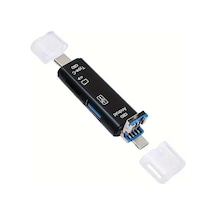 A-5068 Type-c Usb 3.0 Flash Otg Veri Aktarım Sd Tak Çalıştır Kart Okuyucu Çevirici Sku: Smg8690010138323