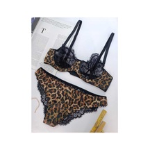 La Linaa Leopard Dantelli Balenli Kapsız Külotlu Sütyen Takım Çok Renkli - 674577296 Çok Renkli