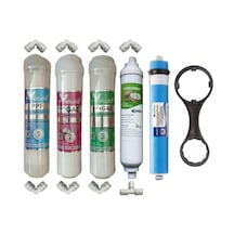 Su Arıtma Cihazı Veluda İnline Filtre Takımı 5'li Set