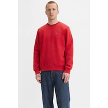 Levi's Erkek Kırmızı Yuvarlak Yaka Sweatshirt - 34257-0032 Kırmızı