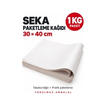 Seka Paketleme Kağıdı 30x40 Cm 1 Kg Beyaz Tabaka Sarım Ve Ambalaj Kağıdı 10