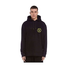 Altered Carbon Logo Eskitme Baskılı Siyah Erkek Sweatshirt (531058459)