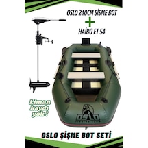 Oslo Fishing Team 2.40mt Haki Şişme Bot Haibo Et-54 Deniz-göl Bot Seti