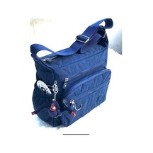 Postacı Çanta Çok Cepli Çapraz Askılı Yağmura Dayanıklı Kumaş Lacivert 08496440