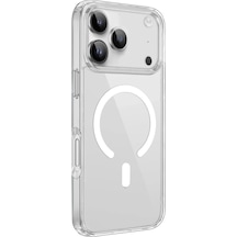 Abatech Apple Uyumlu iPhone 17 Pro Max Magsafe Telefon Kılıfı Şeffaf