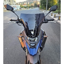 Motocam Sym Nht 200 Ön Cam 2023-2026 Model 30cm Siyah Renkli 4mm Sportif